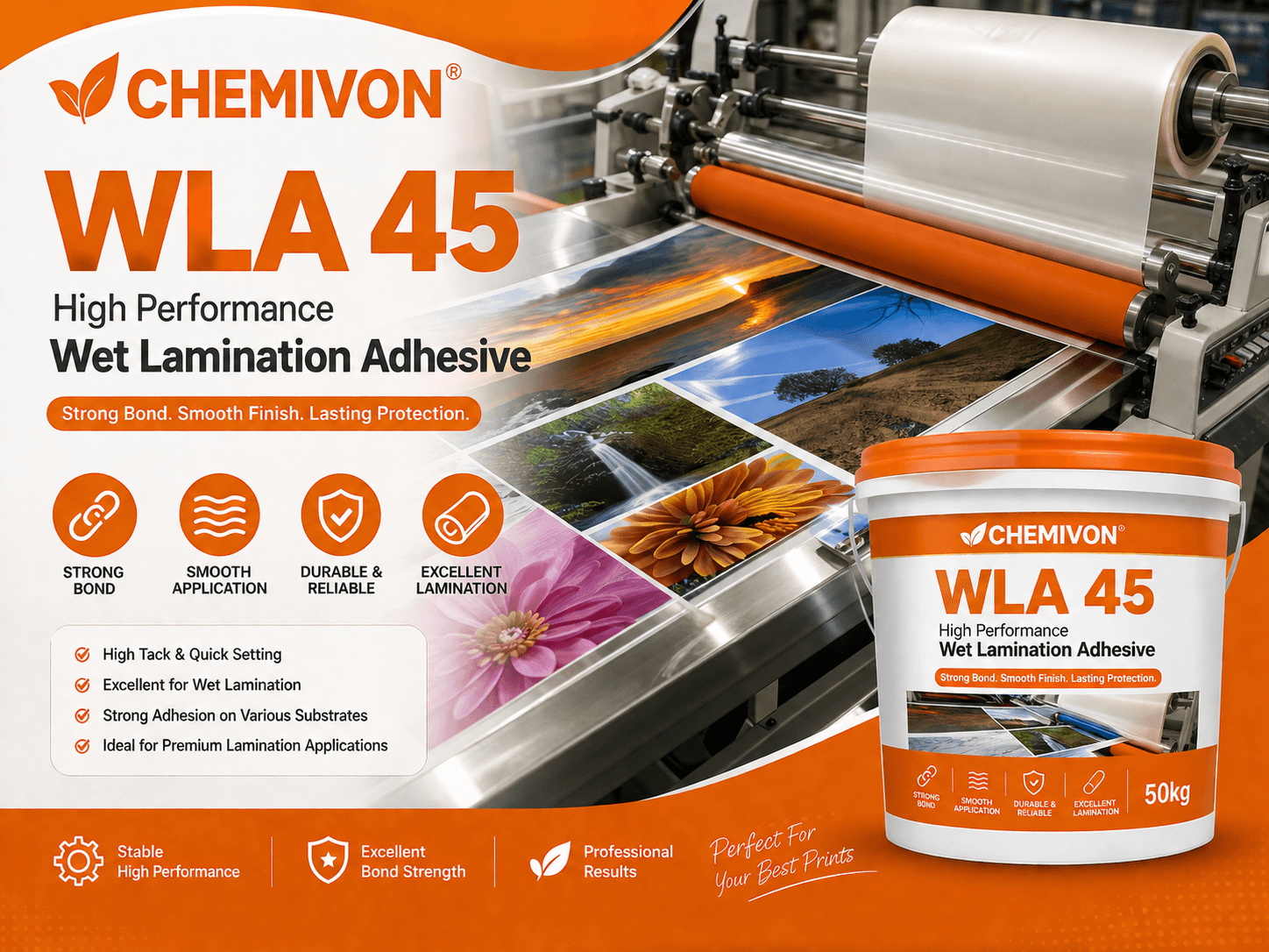 Chemivon WLA 45 ( Wet Lamination Adhesive )